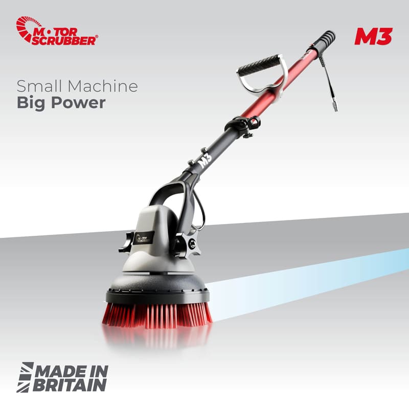Motorscrubber M3M - Starter Kit with Medium Handle