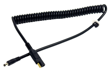 Battery Coiled Lead with DC Connector 2 pin