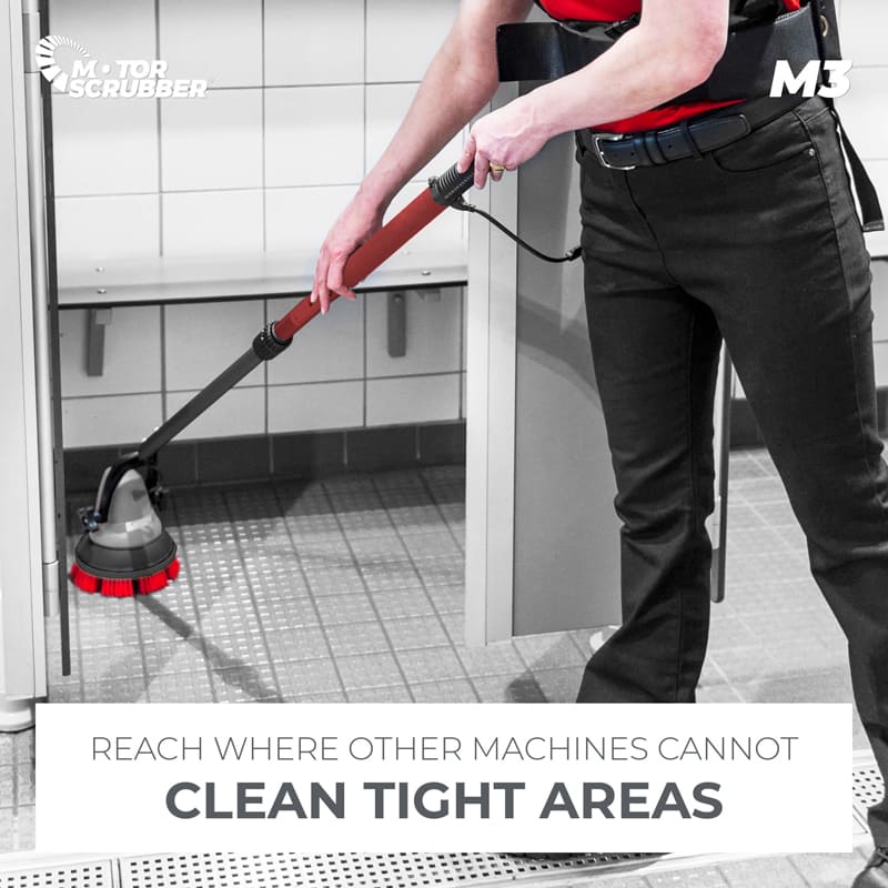 Motorscrubber M3M - Starter Kit with Medium Handle