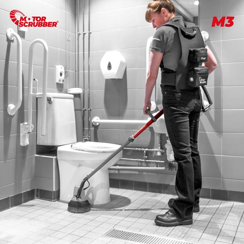 Motorscrubber M3M - Starter Kit with Medium Handle
