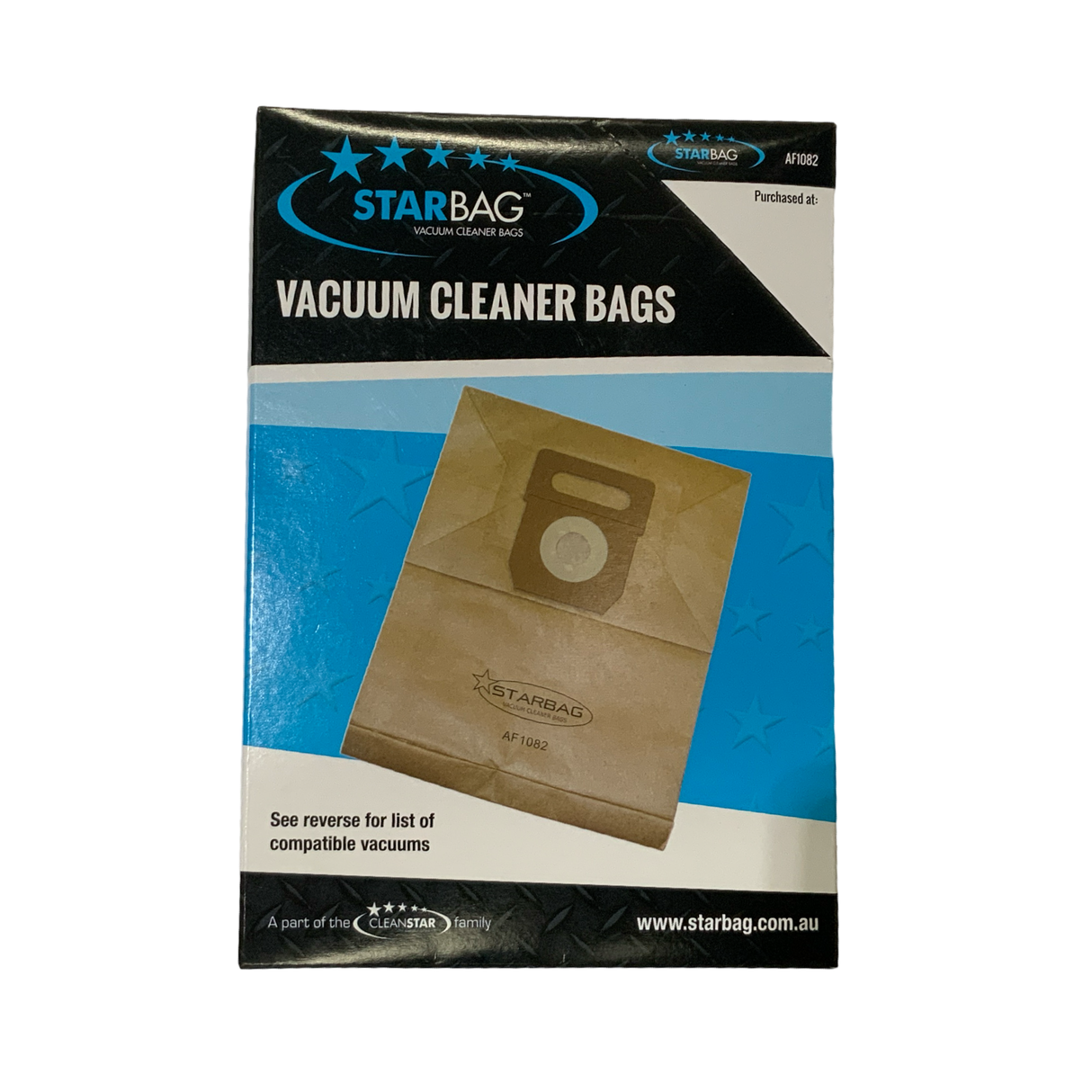 VAC BAG - CLEANSTAR BUTLER RANGE (5PK PAPER) #AF1082