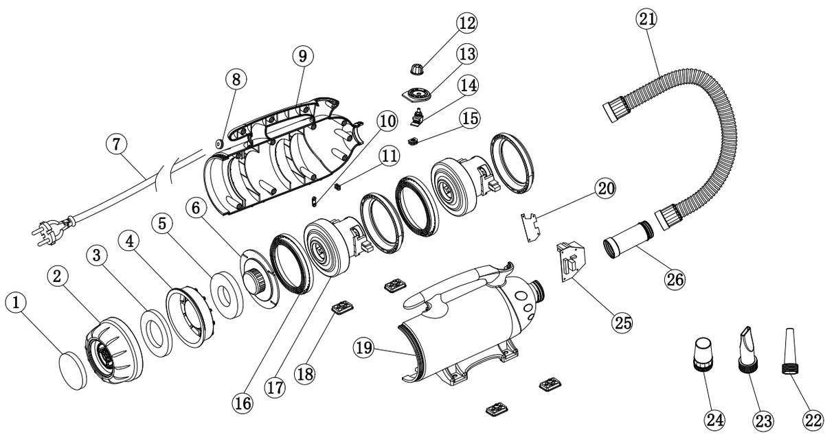 XPOWER B-27 Dual Motor PET DRYER