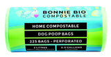 2L Compostable Bags - BONNIE BIO  9 ROLLS (225 BAGS PER ROLL)