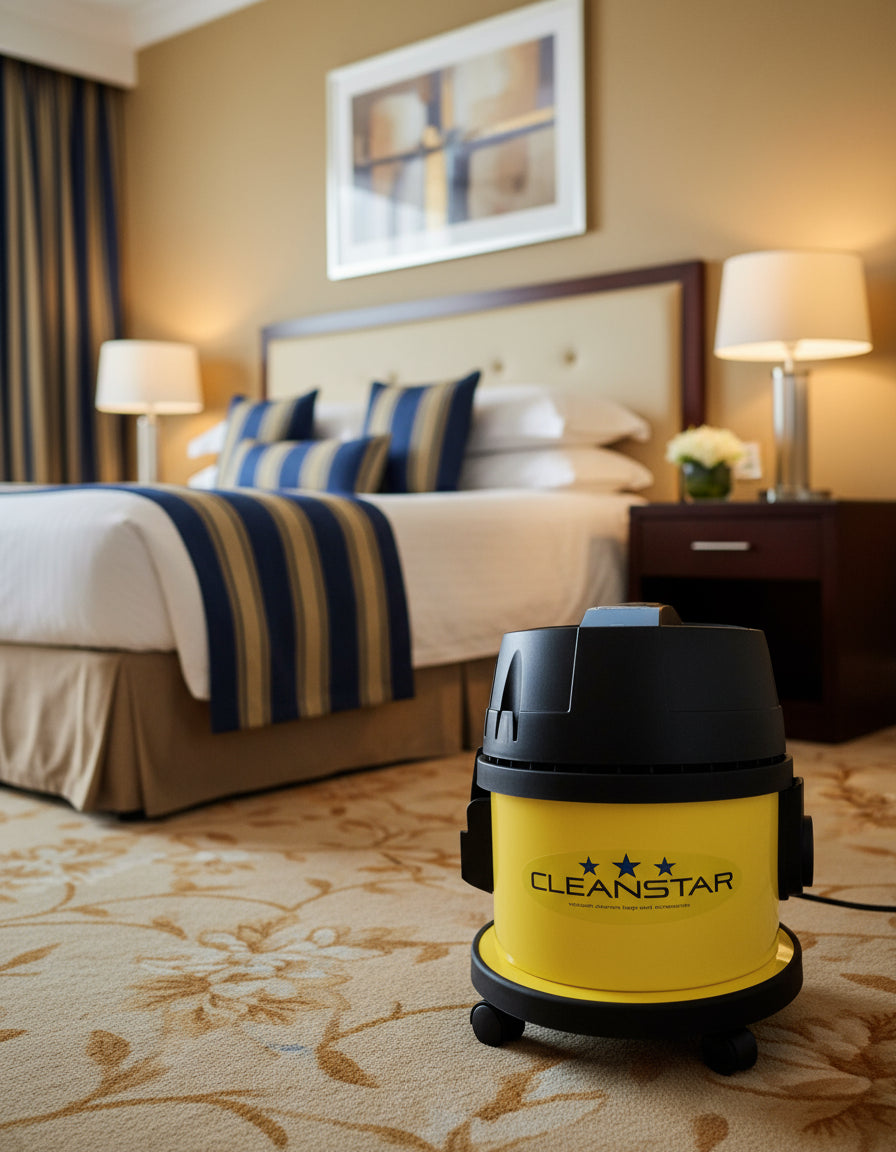 Cleanstar BUTLER 1200 Watt 10 Litre Dry Vacuum Cleaner (Yellow) - MADE IN EUROPE