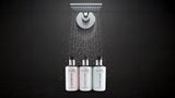 Acrylic Wall Bracket - 3 Pump Bottles  (Serenity Collection)
