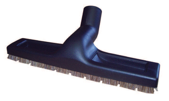 HARD FLOOR BRUSH with natural hair - 32mm (30cm wide)  (w/wheels)