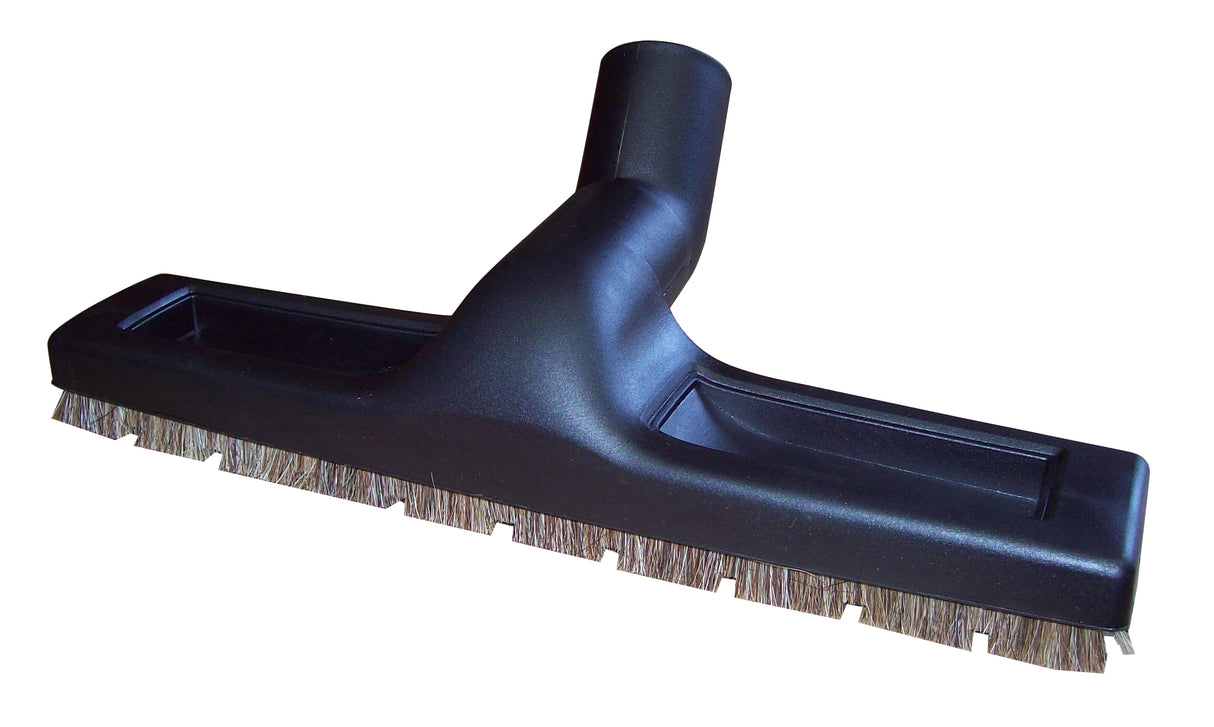 HARD FLOOR BRUSH with natural hair  - 35mm (30cm wide)  (w/wheels)