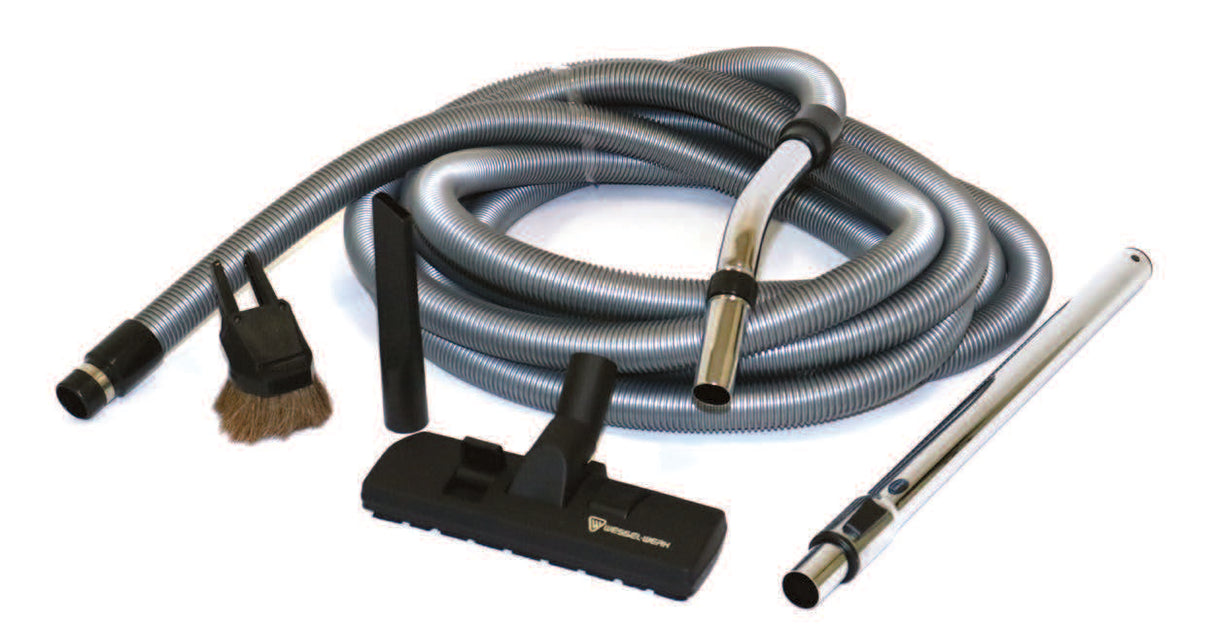 12m Ducted Vacuum Hose & Accessory Kit  (32mm) - Silver