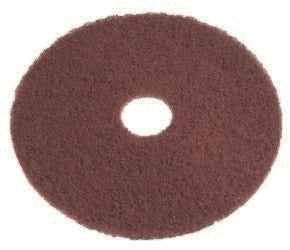 Floorpads  17" Wet & Dry Stripping Pad - Brown - 5 Pack