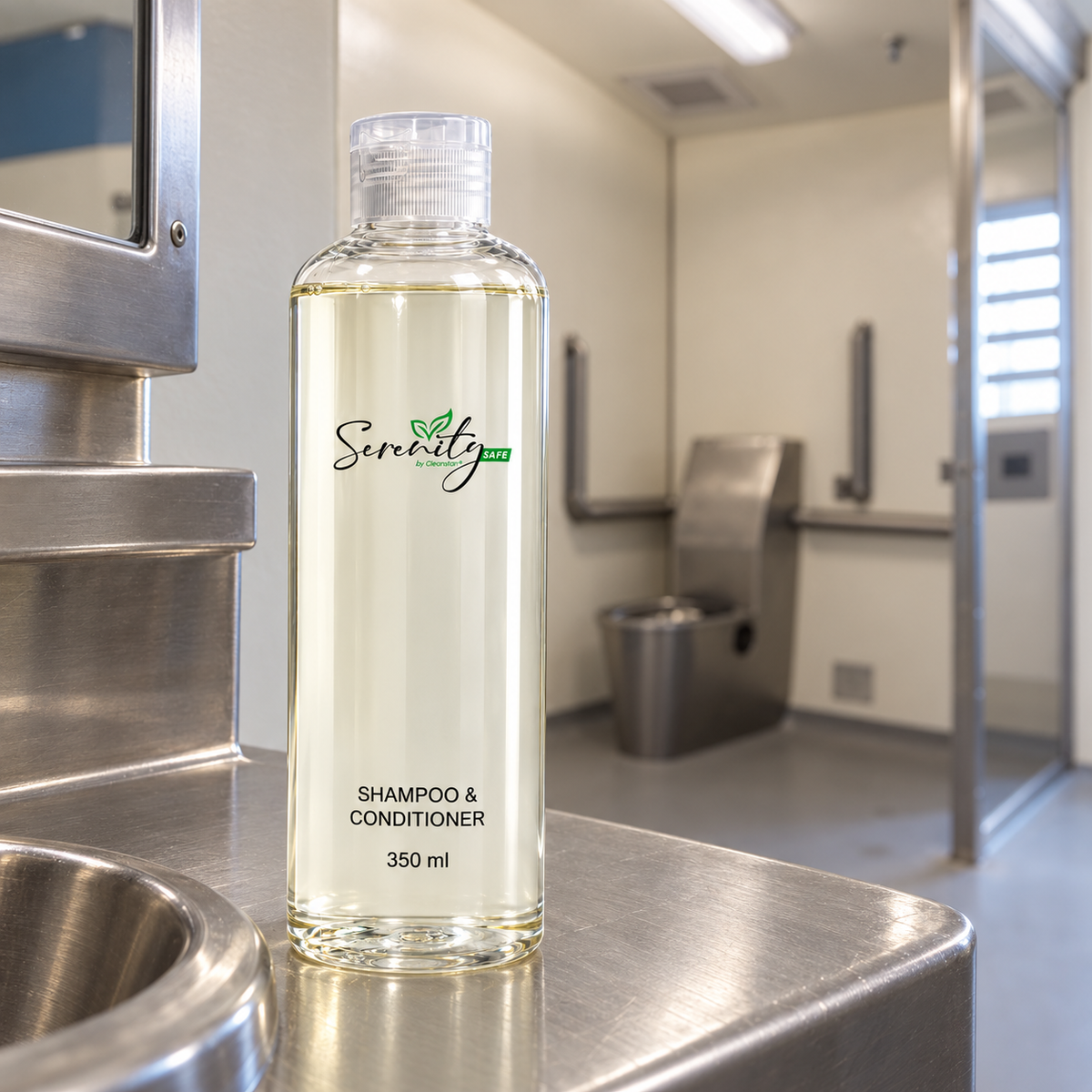 350ML Shampoo/Conditioner - 24 pack - Serenity Safe for Correctional Facilities
