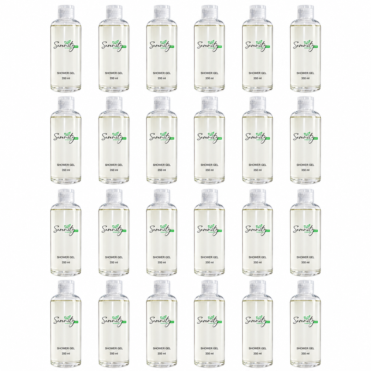 350ML Shower Gel - 24 pack - Serenity Safe for Correctional Facilities