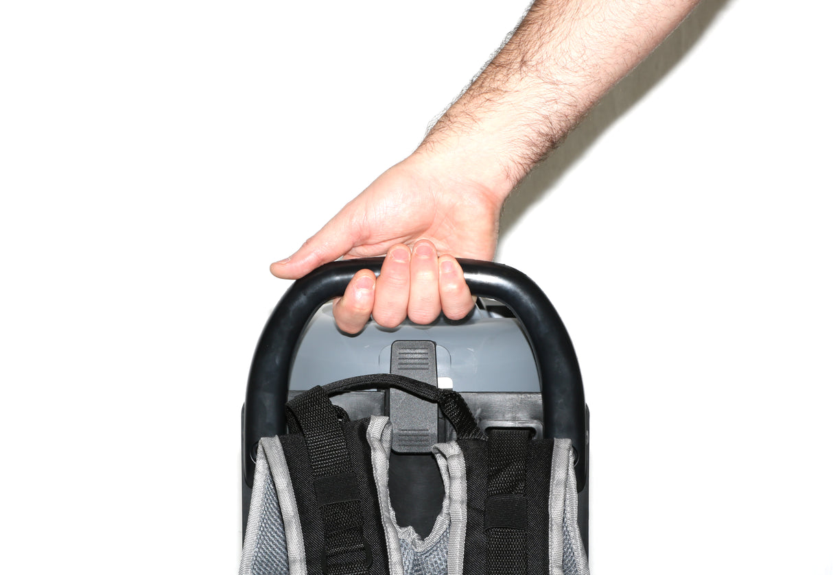 T1v3 Backpack - Charcoal (with Clear Lid) "THE BEST BACKPACK" by Cleanstar Ghibli