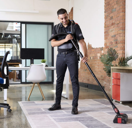 vacuum cleaner ideal for Aged Care, Airbnb’s, Airports, Bars, Bathrooms, Buses, Cafes, Car Dealerships, Childcare Centres, Gyms, Healthcare, Hotels, Offices, Restaurants, Schools, Shops, Spas, Supermarkets, Transport, Universities, Vehicles, Veterinary Clinics, and Warehouses.